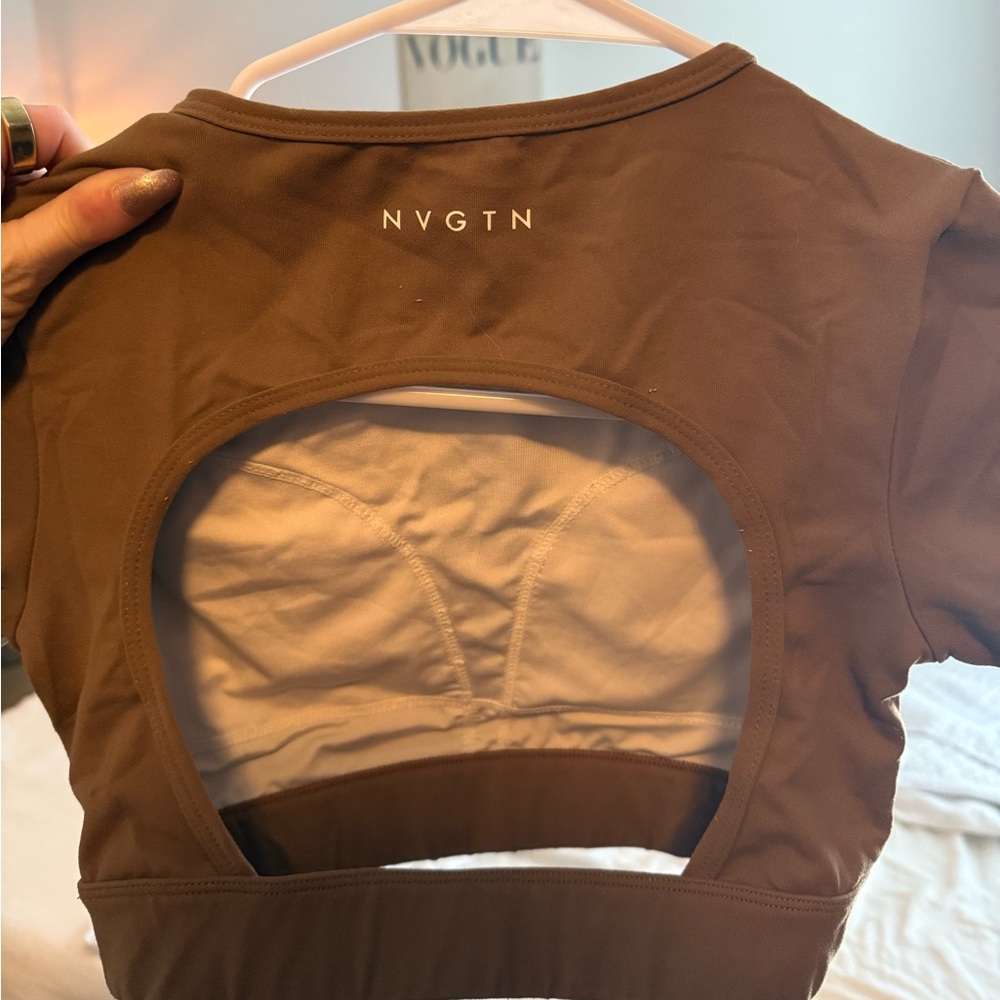 NVGTN sports bra open back